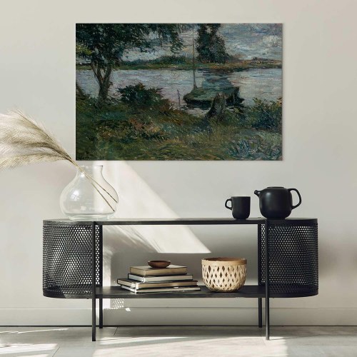 Paul Gauguin billede på lærred - Flodbred reproduktion