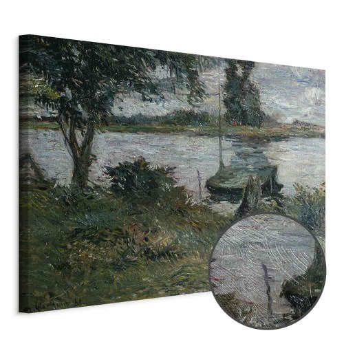 Paul Gauguin billede på lærred - Flodbred reproduktion