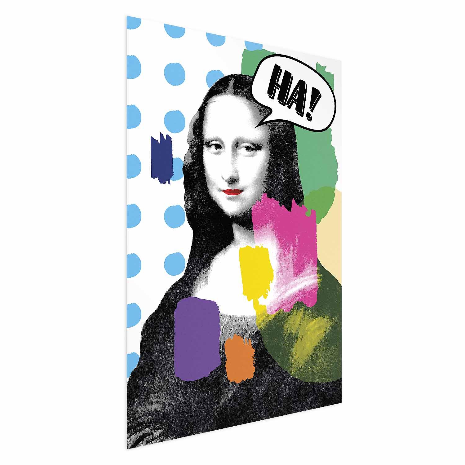Plakat med Mona Lisa i pop-art