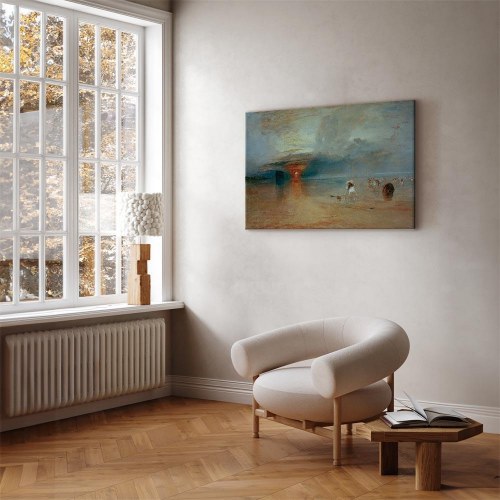 William Turner lærredsbillede - Calais-sandet ved lavvande