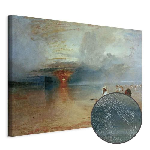 William Turner lærredsbillede - Calais-sandet ved lavvande