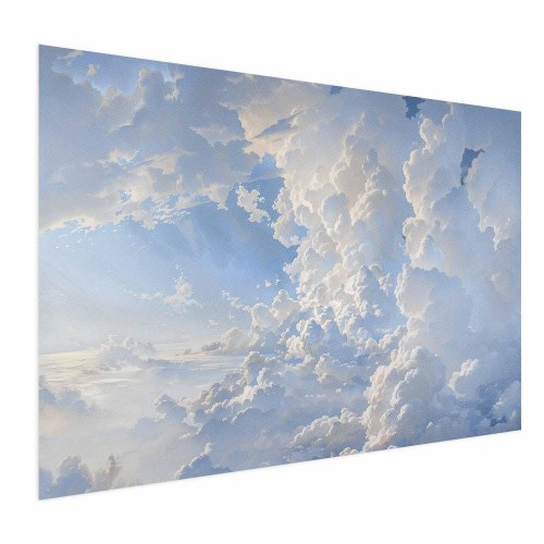 Plakat med himmel og skyer - Solen afslører skyernes hemmeligheder