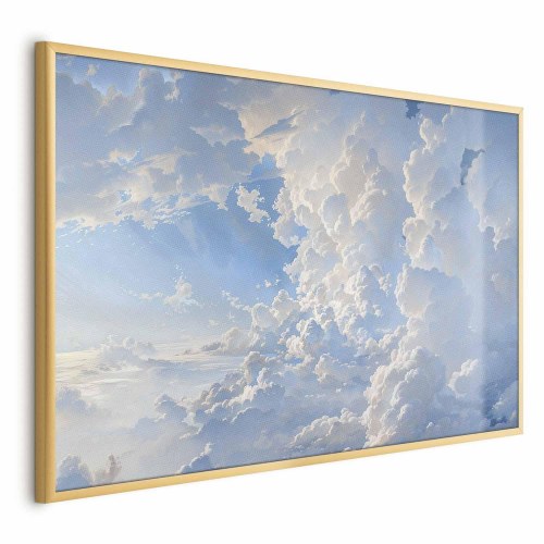 Plakat med himmel og skyer - Solen afslører skyernes hemmeligheder