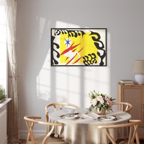 Henri Matisse billede på lærred - Den hvide elefants mareridt