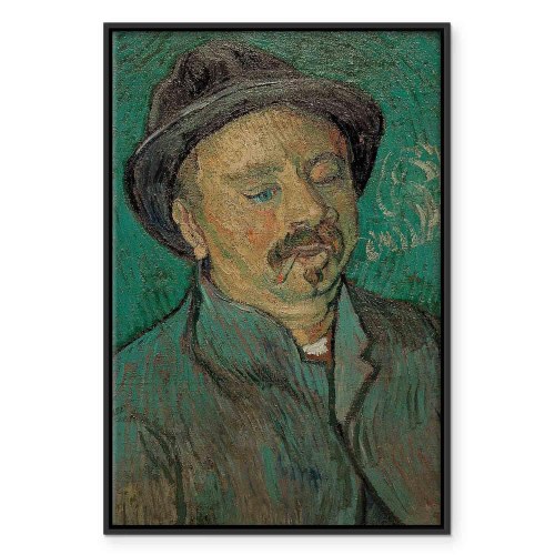 Vincent van Gogh billede på lærred - Portræt af en enøjet mand