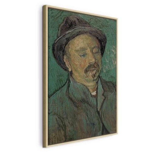 Vincent van Gogh billede på lærred - Portræt af en enøjet mand