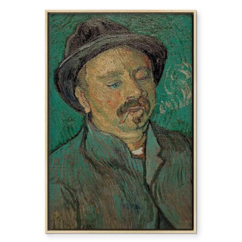 Vincent van Gogh billede på lærred - Portræt af en enøjet mand