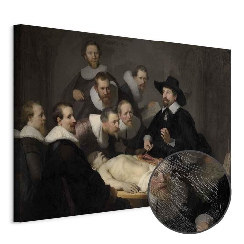 Rembrandt billede på lærred - Dr. Tulps anatomilektion