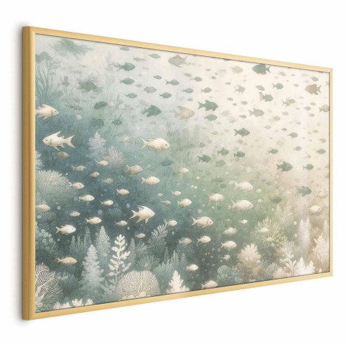 Plakat med havmotiver - Marin verden