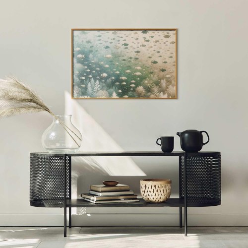 Plakat med havmotiver - Marin verden