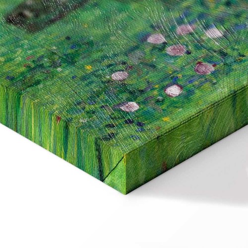Gustav Klimt billede på lærred - Roser blandt træerne