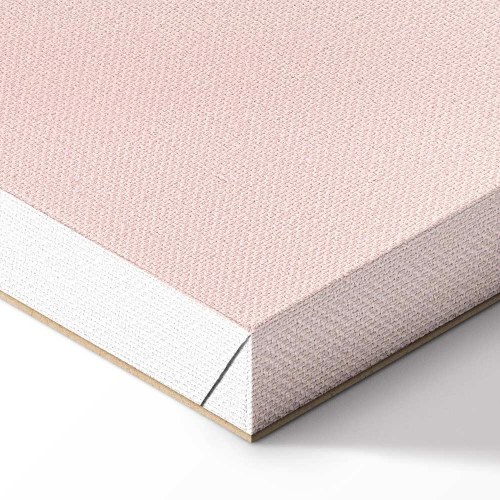 Abstrakt lærredsbillede Colorful Turns - farverig komposition i gul, pink og blå