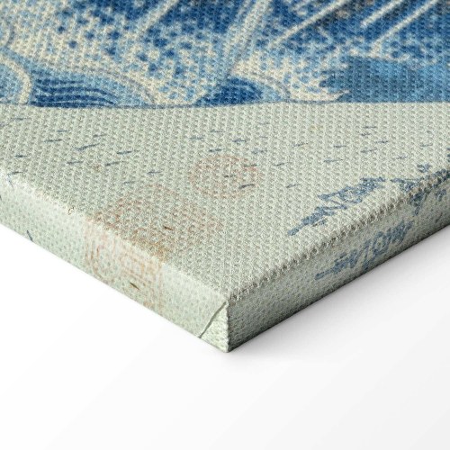 Hokusai Katsushika lærredsbillede - Kirifuri-vandfaldet på Kurokami-bjerget