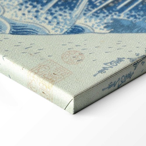 Hokusai Katsushika lærredsbillede - Kirifuri-vandfaldet på Kurokami-bjerget