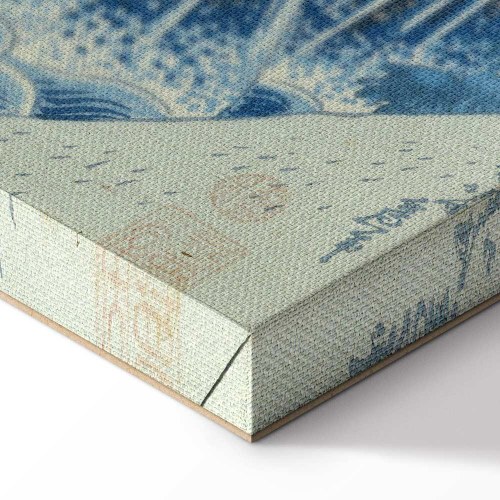 Hokusai Katsushika lærredsbillede - Kirifuri-vandfaldet på Kurokami-bjerget
