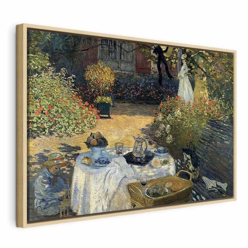 Claude Monet - Frokosten i Argenteuil lærredsbillede