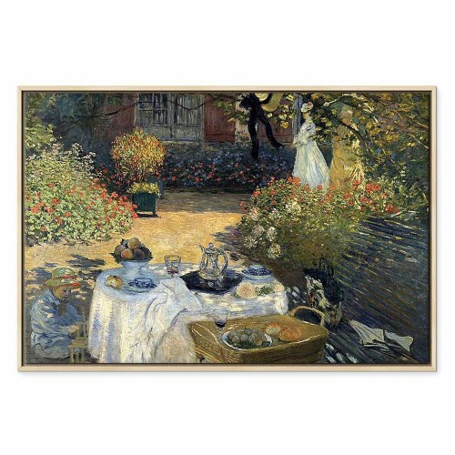 Claude Monet - Frokosten i Argenteuil lærredsbillede