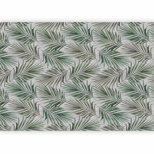 Fototapet med blade - Leaf Chasing tredje variant
