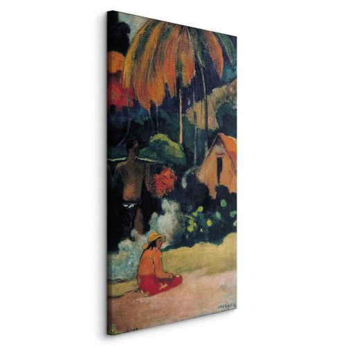 Paul Gauguin Mahana maa II billede på lærred
