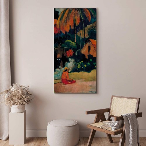 Paul Gauguin Mahana maa II billede på lærred