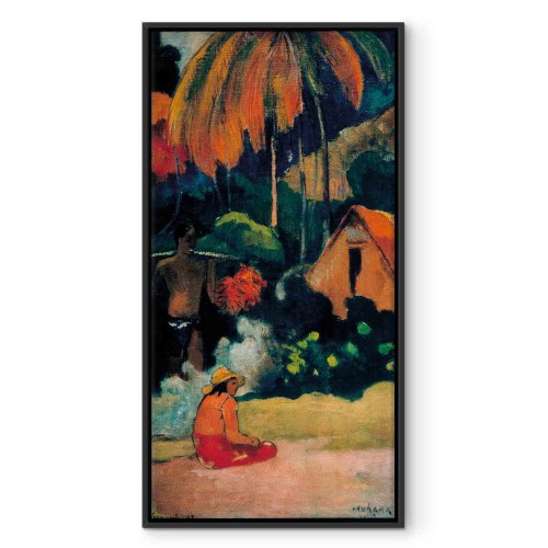 Paul Gauguin Mahana maa II billede på lærred