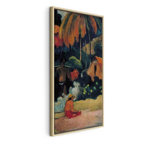 Paul Gauguin Mahana maa II billede på lærred