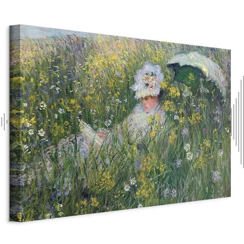 Claude Monet billede på lærred - I engen