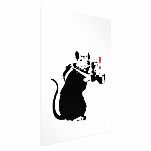 Gadekunst plakat - Fotografrotte