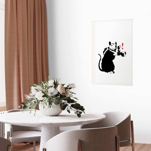 Gadekunst plakat - Fotografrotte