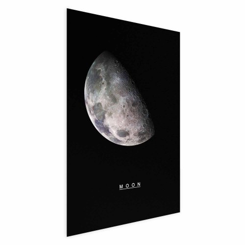 Plakat - Måne børneplakat