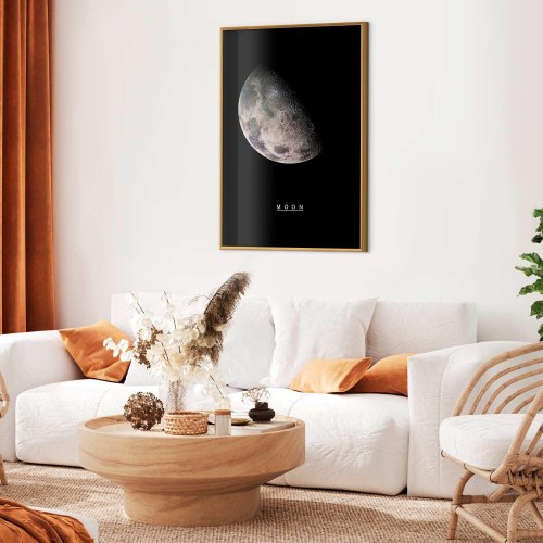 Plakat - Måne børneplakat