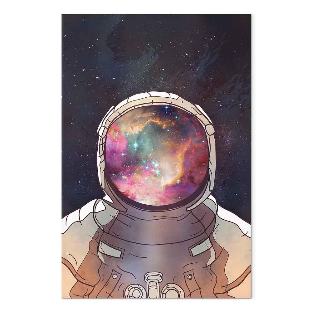 Lærredsbillede Star Explorer 1 del lodret - 60 x 90 cm - Premium Print