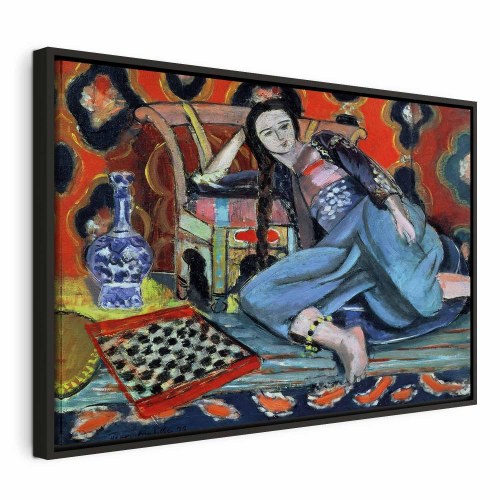 Henri Matisse Odalisk med tyrkisk stol - billede på lærred