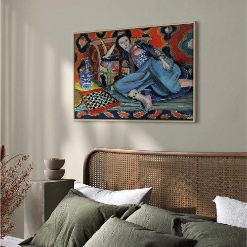 Henri Matisse Odalisk med tyrkisk stol - billede på lærred