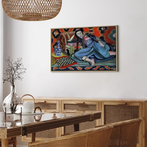 Henri Matisse Odalisk med tyrkisk stol - billede på lærred