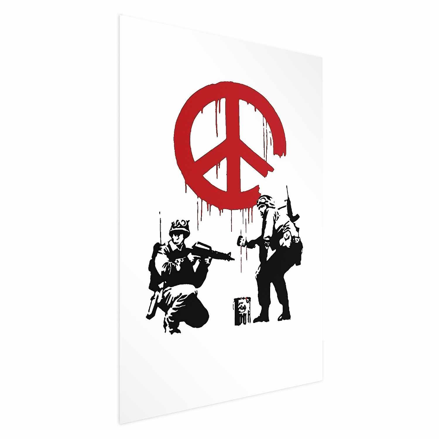 Gadekunst plakat - CND Soldiers