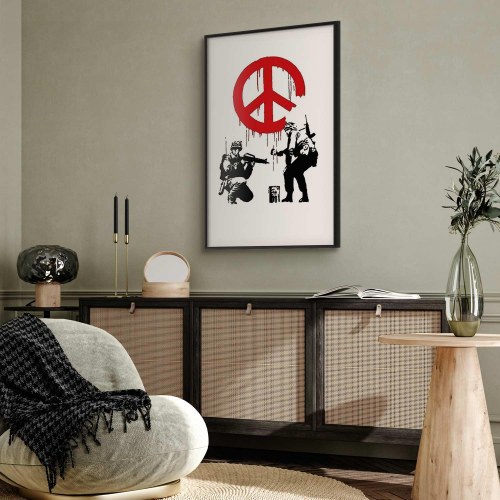 Gadekunst plakat - CND Soldiers