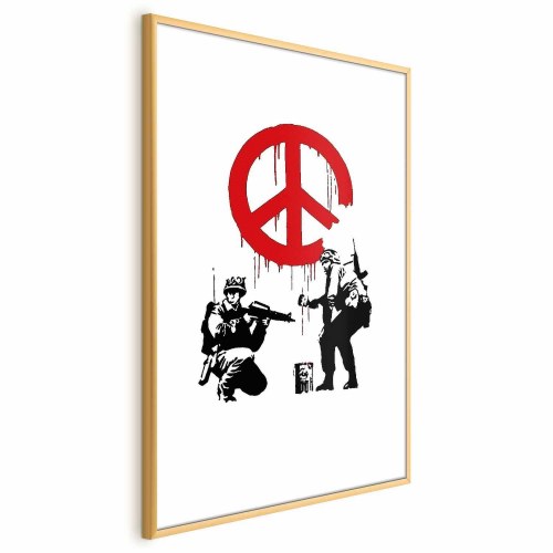 Gadekunst plakat - CND Soldiers