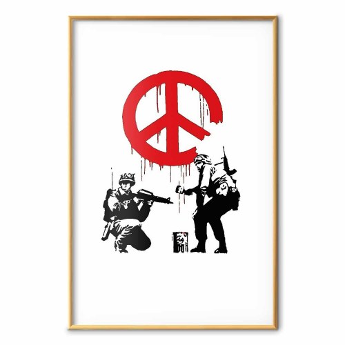 Gadekunst plakat - CND Soldiers