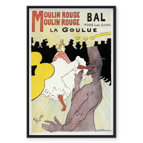Henri de Toulouse-Lautrec Moulin Rouge - La Goulue billede på lærred