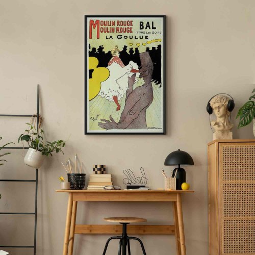 Henri de Toulouse-Lautrec Moulin Rouge - La Goulue billede på lærred
