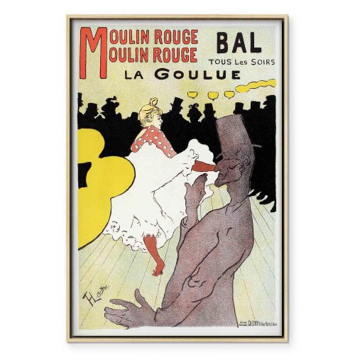 Henri de Toulouse-Lautrec Moulin Rouge - La Goulue billede på lærred
