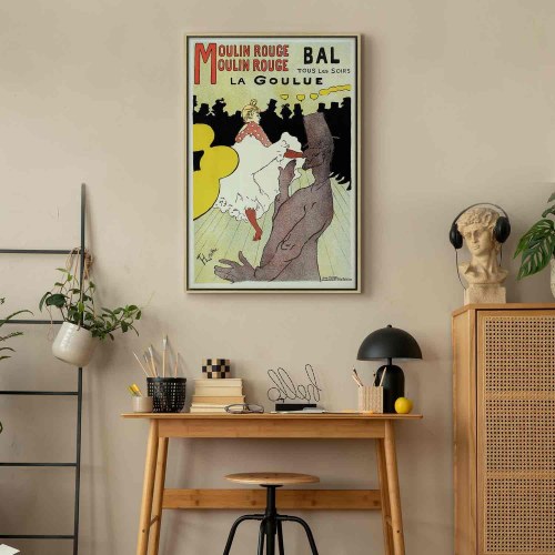 Henri de Toulouse-Lautrec Moulin Rouge - La Goulue billede på lærred