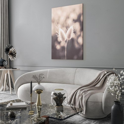 Lærredsbillede Land of Gentleness lodret med blomstermotiv
