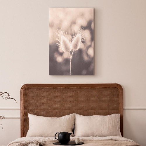 Lærredsbillede Land of Gentleness lodret med blomstermotiv