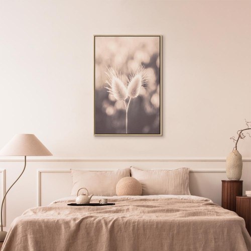 Lærredsbillede Land of Gentleness lodret med blomstermotiv