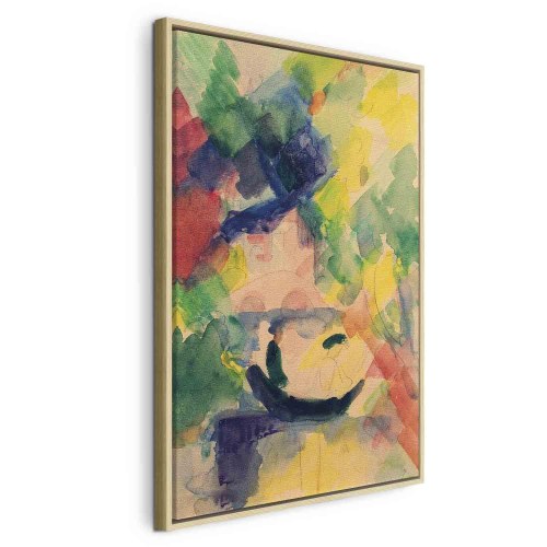 August Macke Billede på lærred - Parret i båden