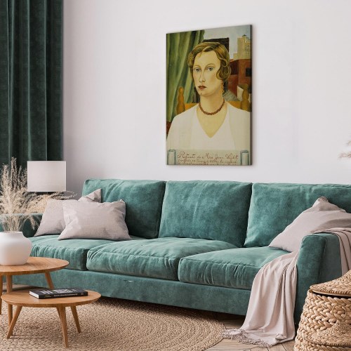 Frida Kahlo lærredsbillede - Portræt af Mrs. Jean Wight