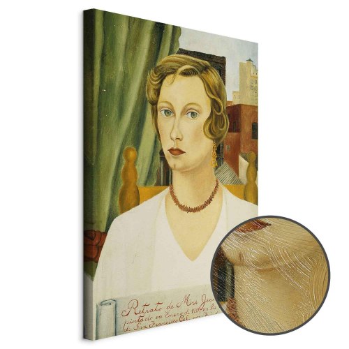 Frida Kahlo lærredsbillede - Portræt af Mrs. Jean Wight