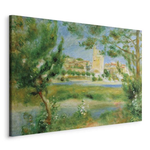 Pierre-Auguste Renoir Villeneuveles-Avignon billede på lærred